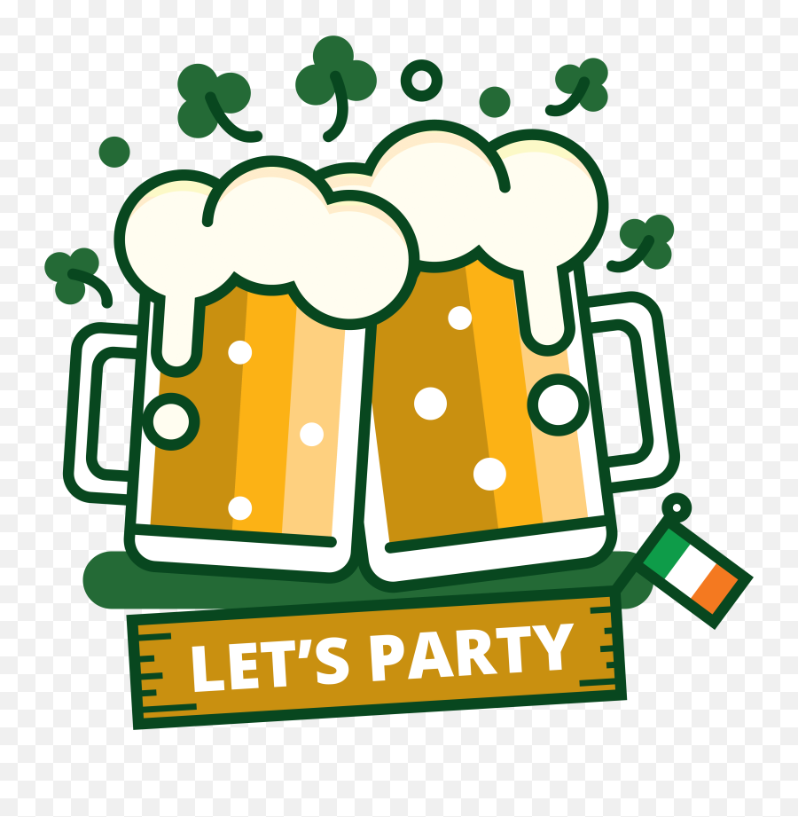 St Patricku0027s Day Beer Sticker - Download Free Vectors St Patricks Day Beer Clipart Png,St Patricks Day Png