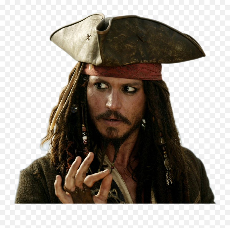 Johnny Depp - Jack Sparrow Pirates Of The Caribbean Png,Pirates Of The Caribbean Png