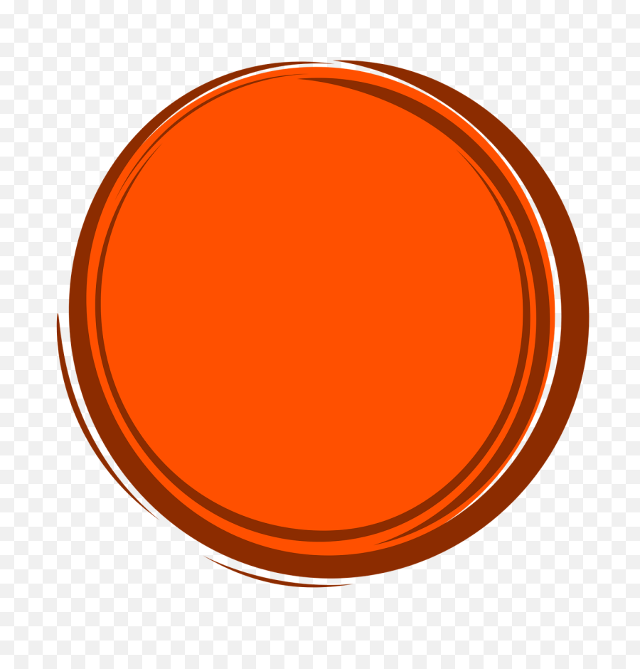 Orange Circle Frame - Circle Png,Orange Circle Png