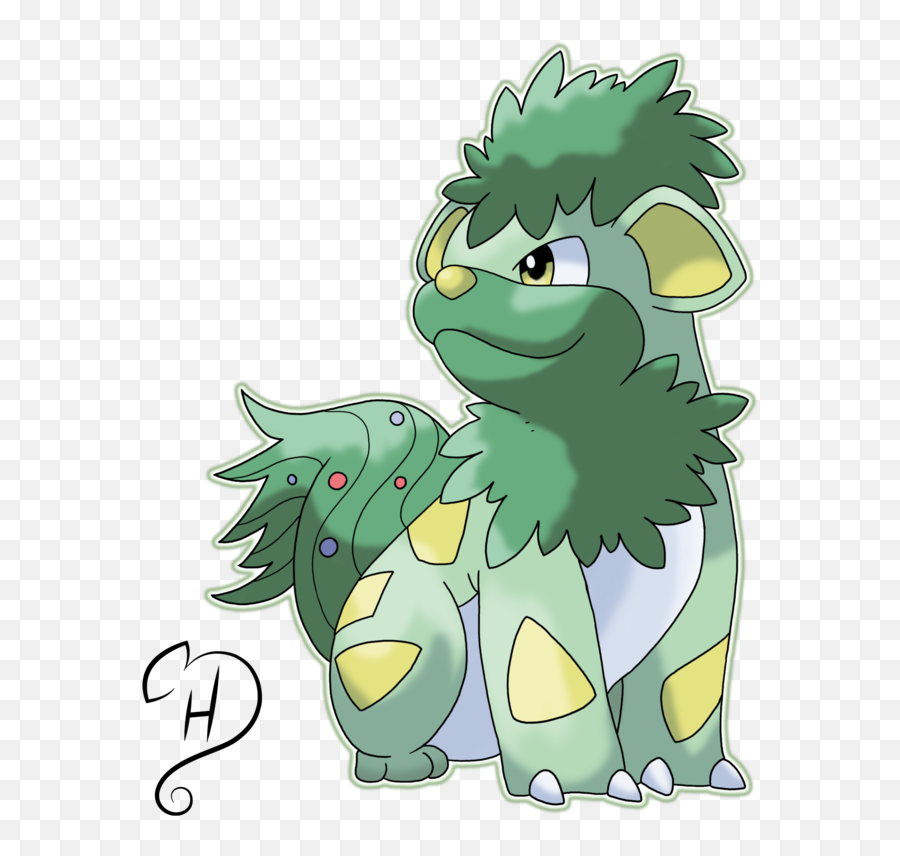 Grass Type Growlithe Png - Growlithe Grass,Growlithe Png