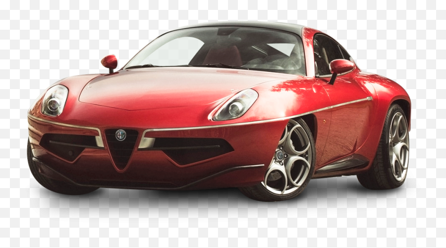 Red Alfa Romeo Disco Volante - Alfa Romeo Format Png,Alfa Romeo Car Logo