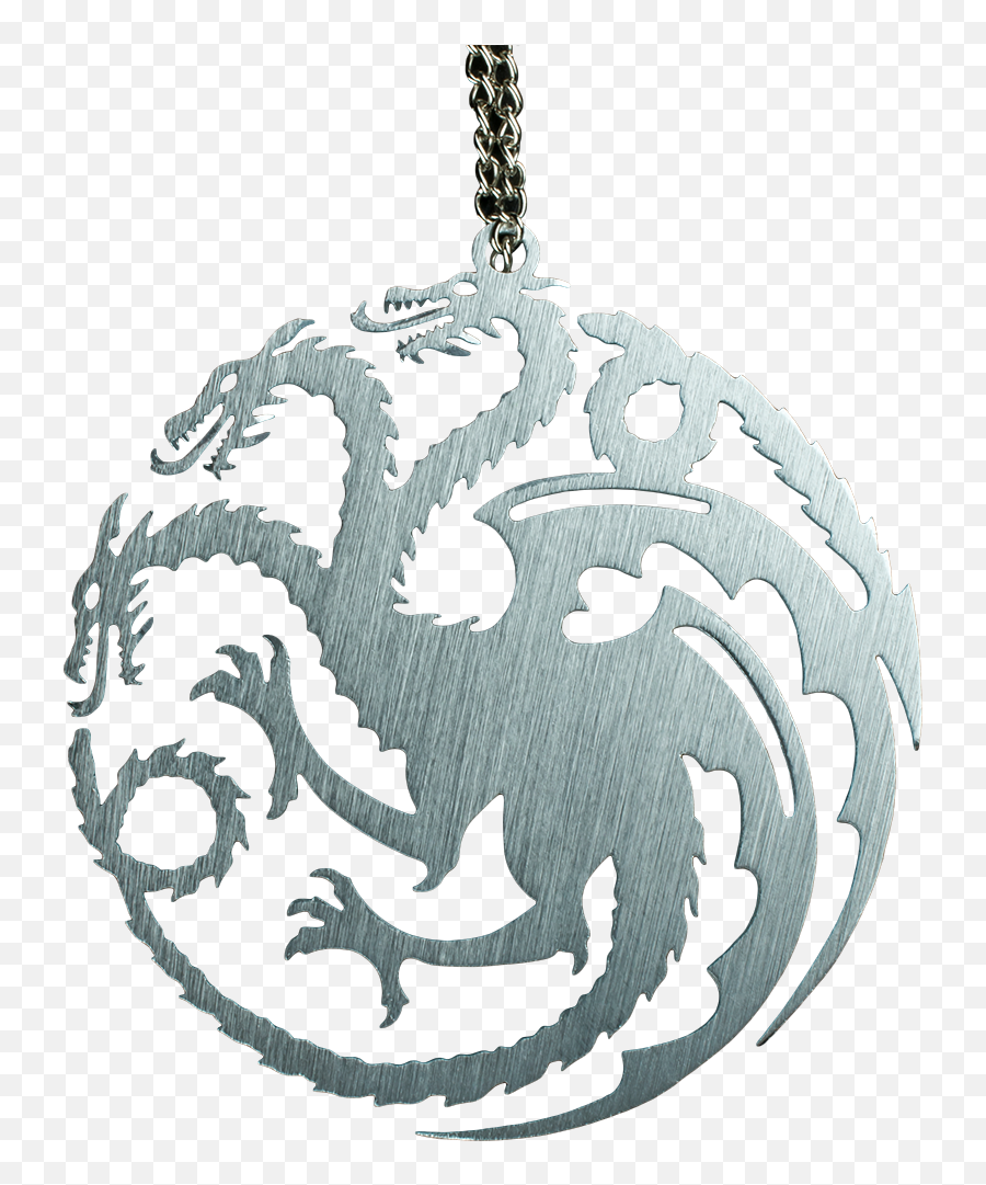 Targaryen Metal Christmas Ornament Game Of Thrones - House Targaryen Png,Targaryen Sigil Png