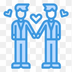 Gay Icon Of Colored Outline Style - Available SVG PNG