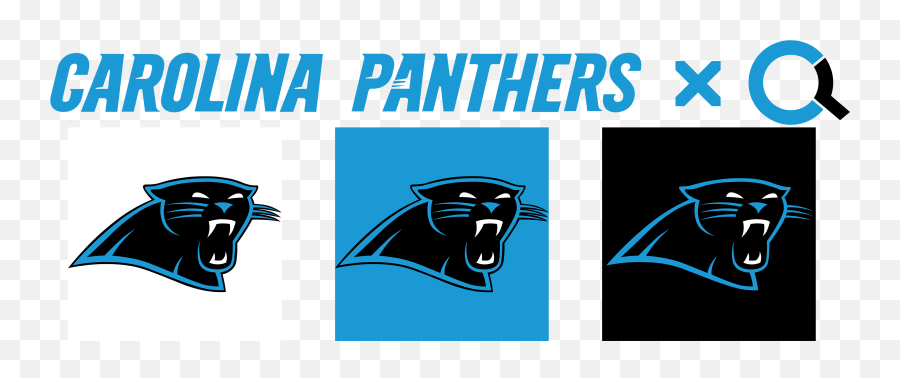 Carolina Panthers X Qcs - Clip Art Png,Panthers Logo Png