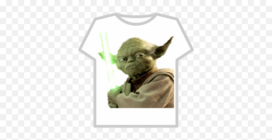 Transparent Yoda - Yoda With A Lightsaber Png,Yoda Transparent