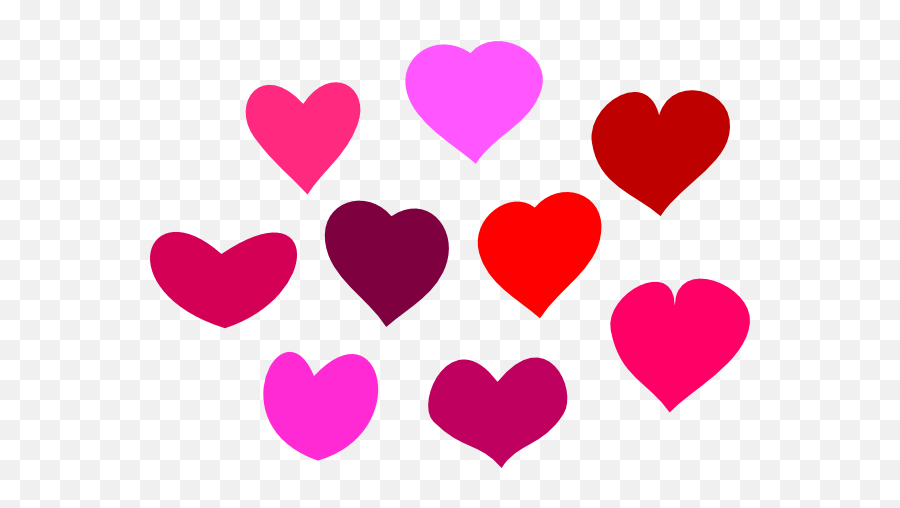 Color Hearts Clip Art - Imagenes De Corazones De Colores Png,Small Heart Png