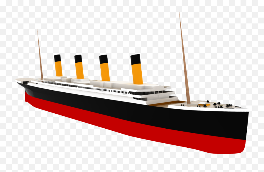 Download Titanic En Rhino Trabajo - Imagen De Un Barco Animado Png,Titanic Png