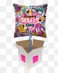 Happy Motheru0027s Day Fabulous Pillow - 50th Birthday Balloon 10th Birthday Balloon Transparent Png,Fabulous Png