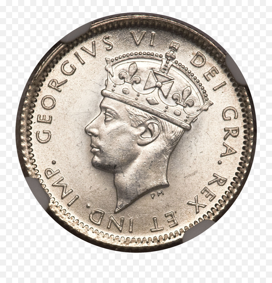 George Vi 10 Cents 1941c Png Coin Transparent