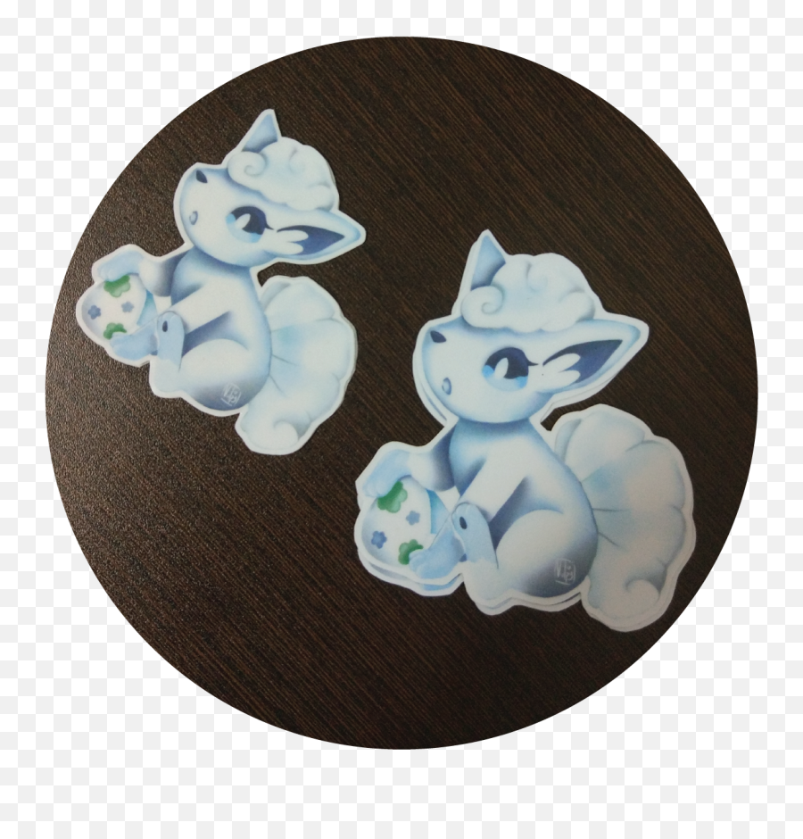 Vulpix Alolan Stickers Sold By Vulpysden - Cartoon Png,Vulpix Png
