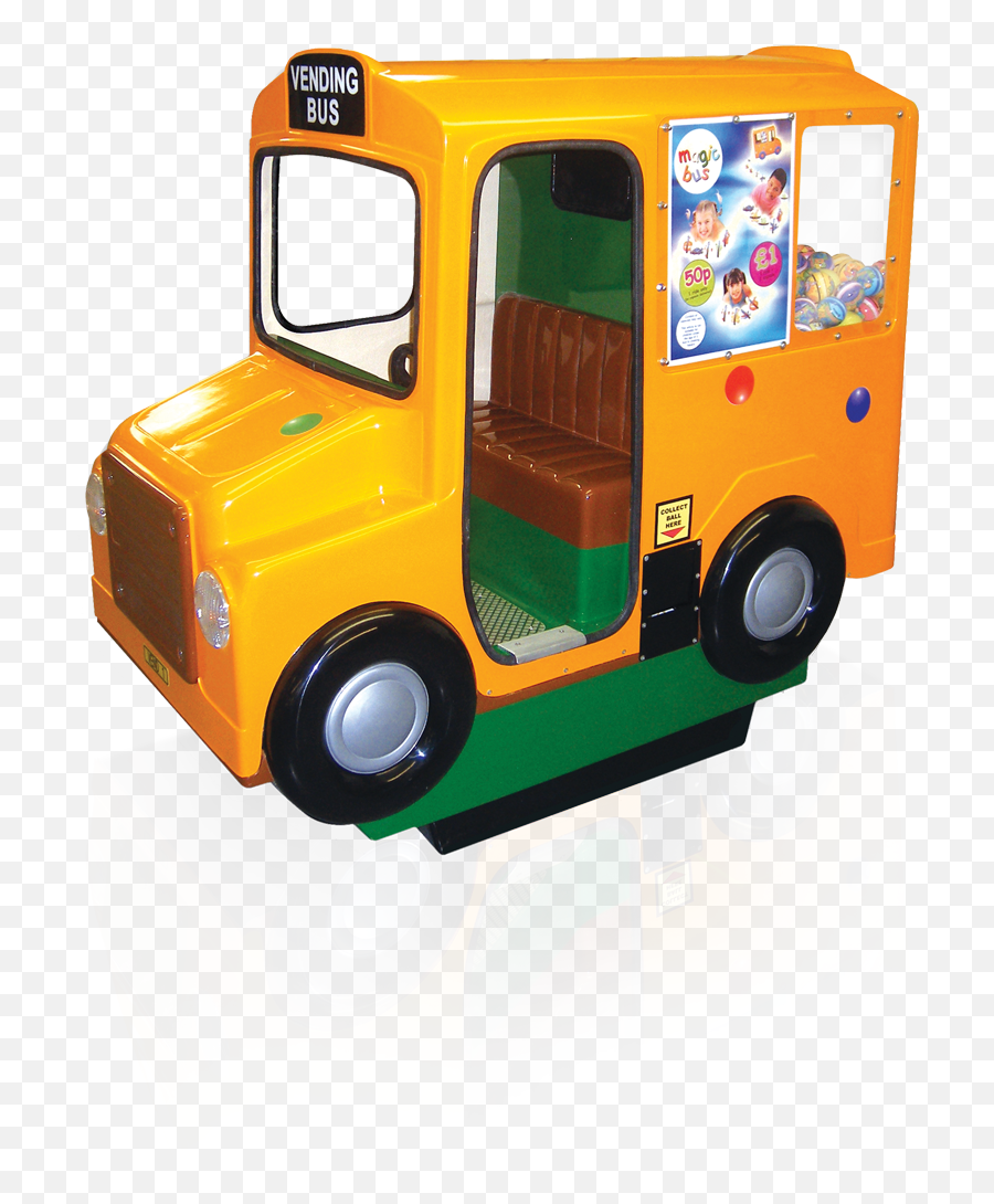 Download Why Do Jolly Roger Rides Benefit You - Vending Bus Jolly Roger Van Kiddie Ride Png,Bus Transparent Background