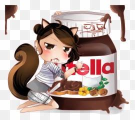 Nutella Fanart Know Your Meme - Nutella Cartoon Png,Nutella Png