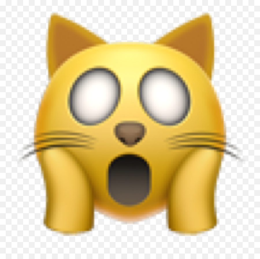 Download Emoji Emojicat Cat Smiley Smail Scared - Cat Laugh Emoji Png,Cat Face Png