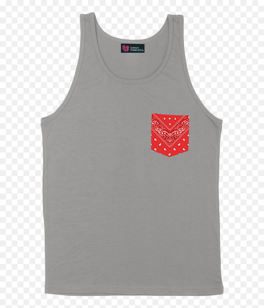 Red Bandana Pocket Tank - Active Tank Png,Red Bandana Png