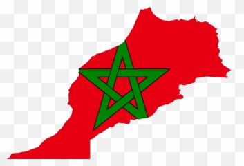 Download Morocco Flag High - Map With png