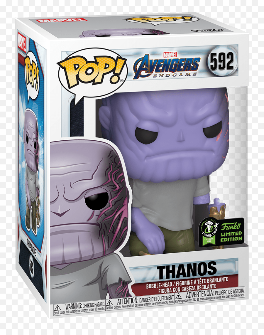 Funko Pop Marvel Emerald Comic Con - Thanos In The Garden Funko Pop Png,Thanos Head Png