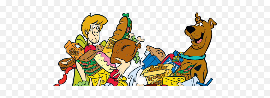 Scooby And Shaggy Food - Scooby And Shaggy With Food Png,Shaggy Png
