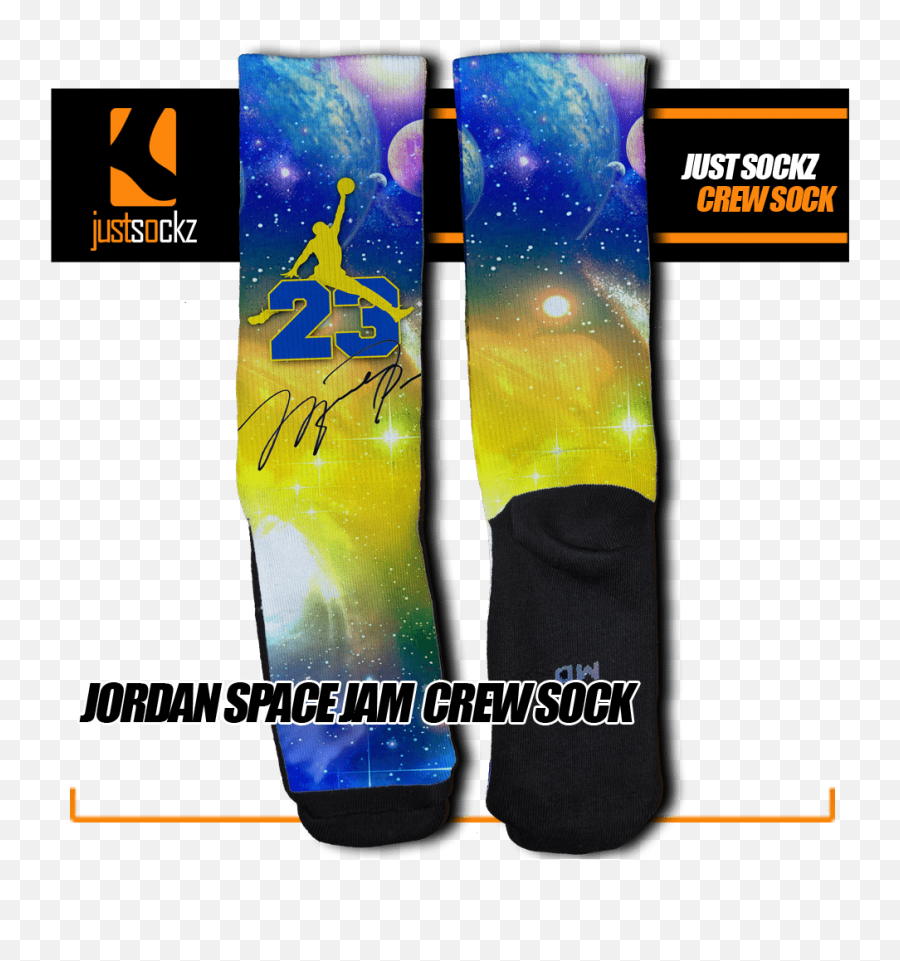 Jordan Space Jam - Custom Football Arm Sleeves Png,Space Jam Logo Png