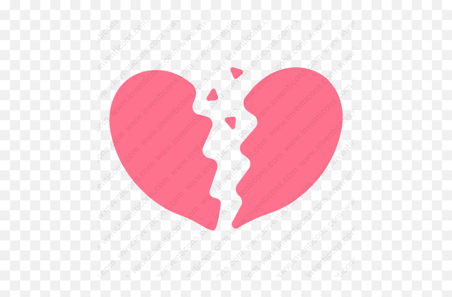 Download Broken Heart Vector Icon - Emblem Png,Broken Heart Transparent