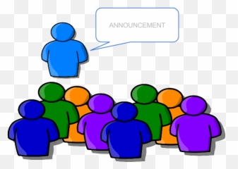Download Vector Library Stock The Kinds - Talking To A Group Of People Clipart png