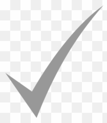 Download Check Mark Png - Gray PNG Image with Transparent Background Green Tick