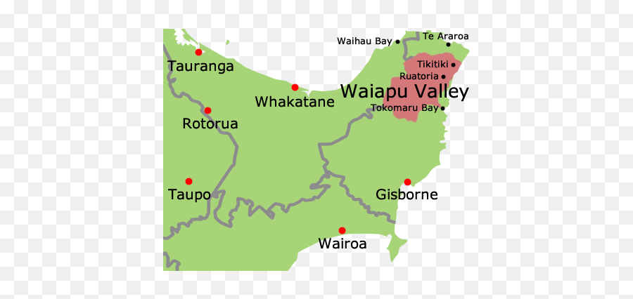 Location Of Waiapu Valley - Location Of A Valley Png,Valley Png