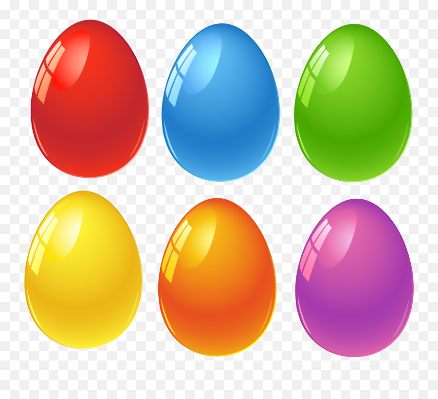 Easter Eggs Png Transparent Images - Colored Easter Eggs Printable,Easter Eggs Transparent Background