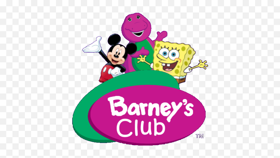 Barney Gang Logo 1 - Barney Custom Stuff Wikia Full Size Barney The Dinosaur Sticker Png,Barney Png