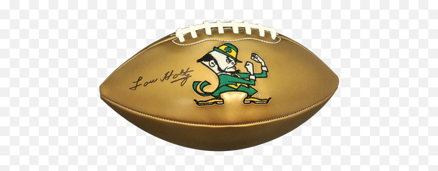 Lou Holtz Autographed Notre Dame - Football Autographed Paraphernalia Png,Notre Dame Football Logo