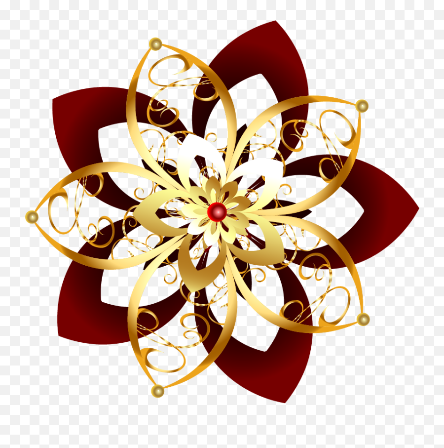 Transparent Golden Flowers - Portable Network Graphics Png,Dios Png