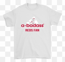 Cincinnati Reds A Badass Baseball Sports Shirts - Unisex Png,Cincinnati Reds Logo Png