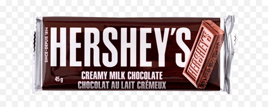 Hersheys Creamy Milk Chocolate Bar - Hershey Chocolate Bar Png,Hershey Bar Png