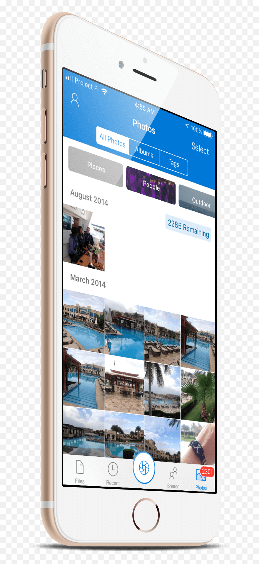 Microsoft Onedrive Update For Ios Brings Improved Photo - Camera Phone Png,Onedrive Cloud Icon