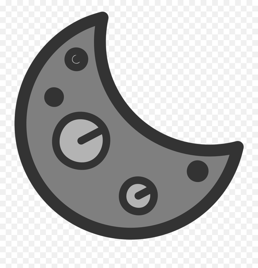 Crescent Moon Sign - Clip Art Png,Cresent Moon Icon