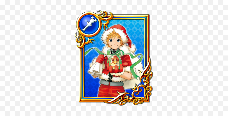 Festive Roxas - Kingdom Hearts Snow Globe Png,Roxas Kingdom Hearts Icon