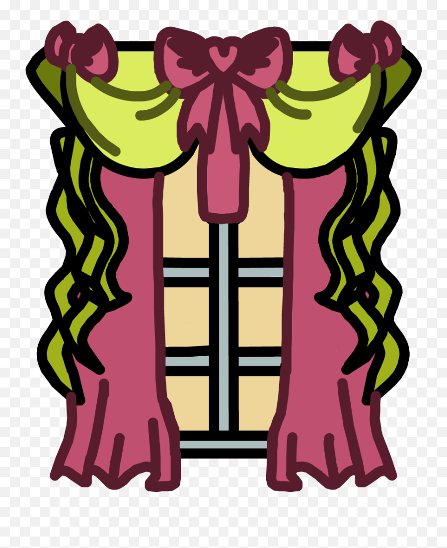 Pink Curtains Icon - Girly Png,Curtain Icon