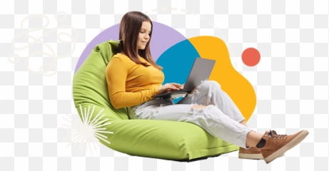 Teens Cincinnati U0026 Hamilton County Public Library - English Man Sitting On A Beanbag png