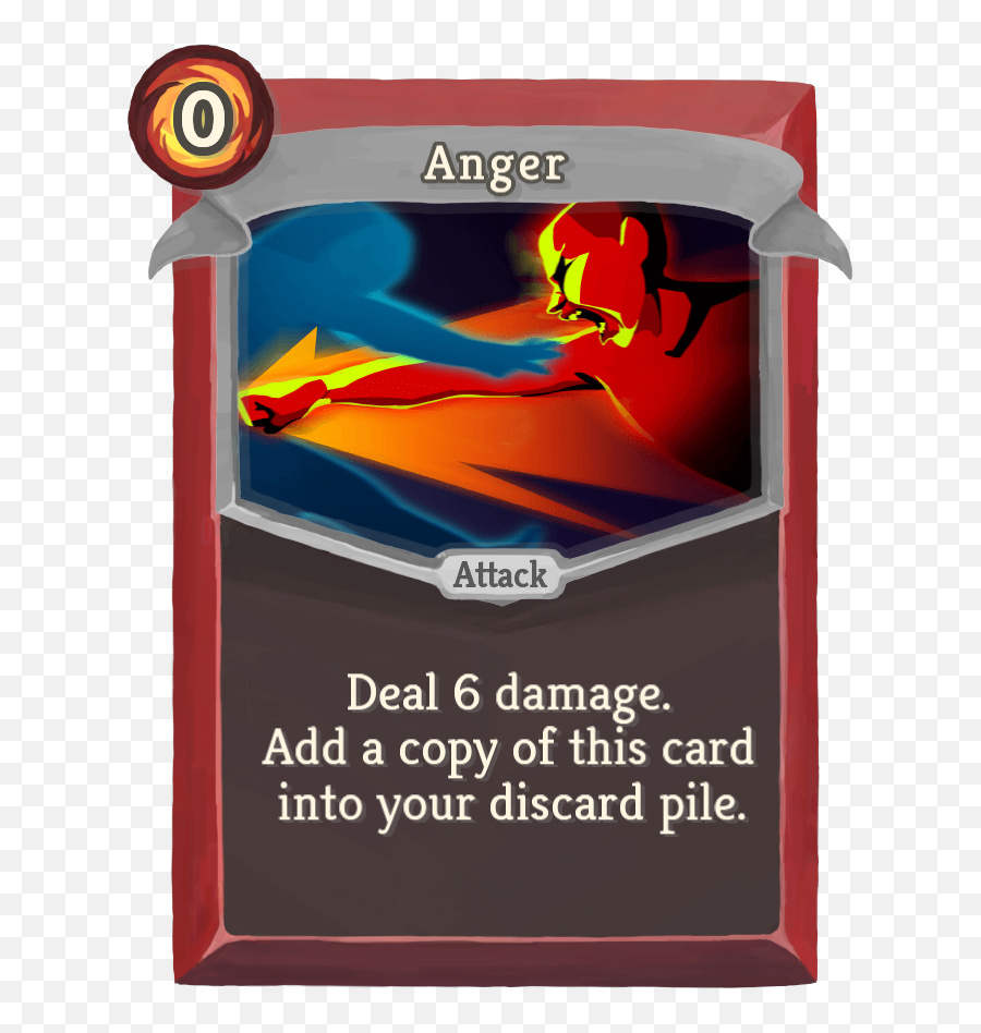 Anger - Slay The Spire Cards Png,Anger Png