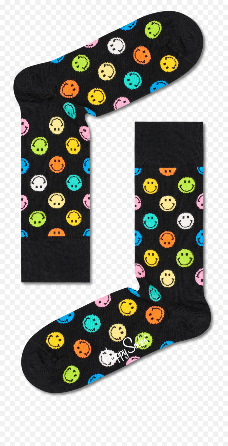 Big Smiley Dot Sock - Happy Socks Enten Png,Expect Icon