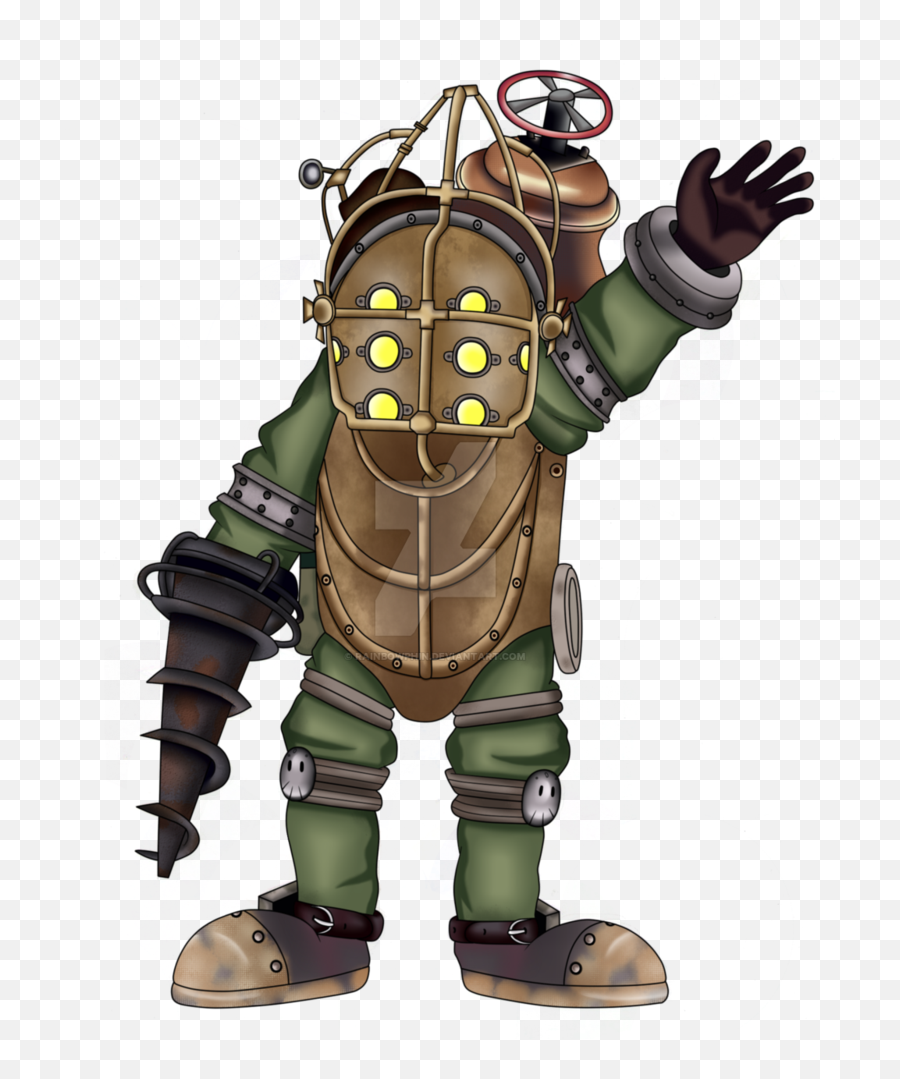 Big Daddy Transparent Image Png Arts - Transparent Bioshock 2 Big Daddy,Bioshock Png