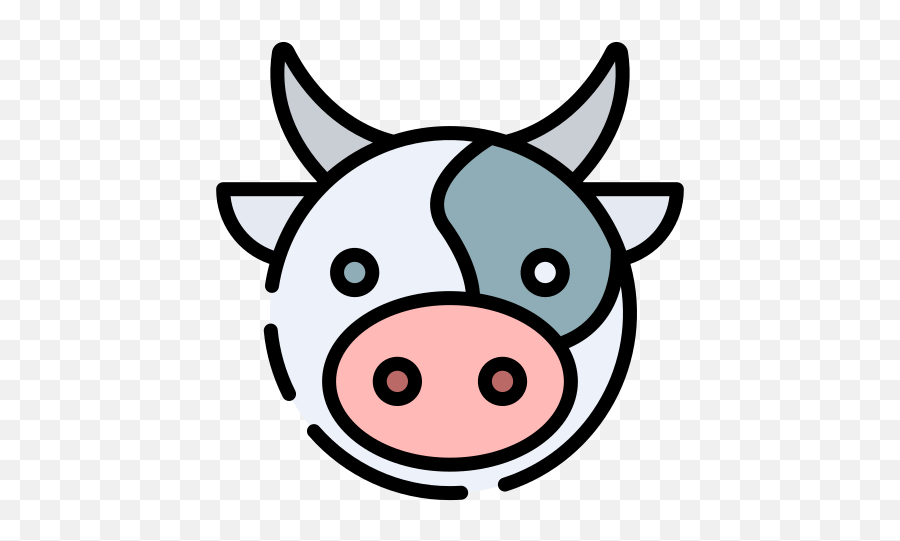Cow - Free Animals Icons Dot Png,Cute Cow Icon