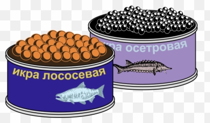 Openclipart - Clipping Culture Caviar Black And White Clipart png