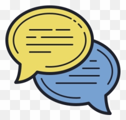 Communication Icon In Color Hand Drawn Style - Important png