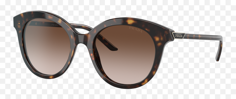 Prada Pr 02ys 51 Clear Gradient Brown U0026 Alabastercrystal - Prada 02 02ys Sunglasses Png,Justfab Icon Bag Review