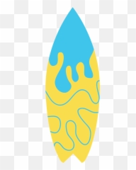Summer Surfing Board Yellow Icon Graphic By Soe Image Png