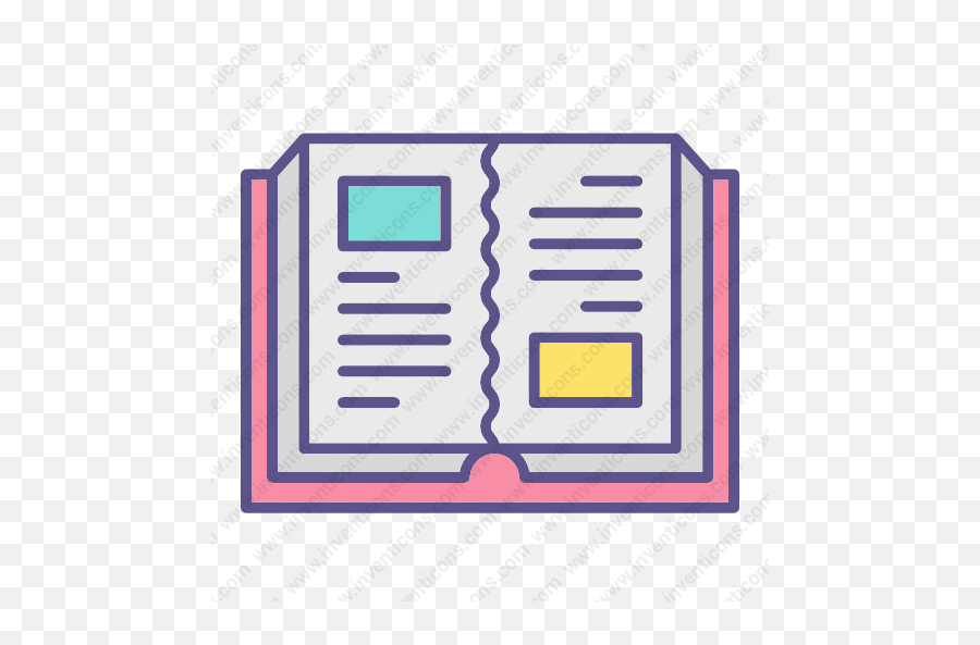 Download Open Book Vector Icon Inventicons Png Rule