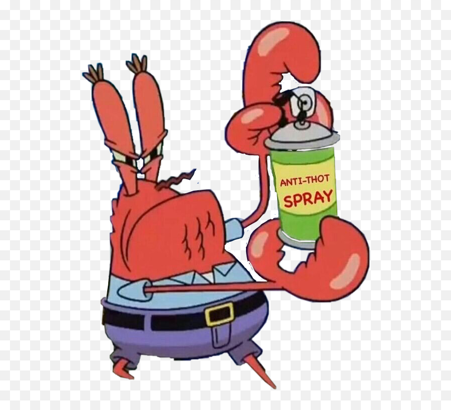 Report Abuse - Mr Krabs Spray Can Png,Thot Png