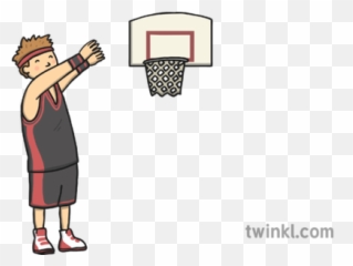 Shooting Basket Ball Illustration - Twinkl Koala On A Tree Drawing png