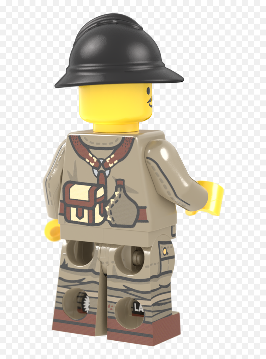 Wwii French Rifleman - Brickmania British Infantry Png,Nazi Hat Png