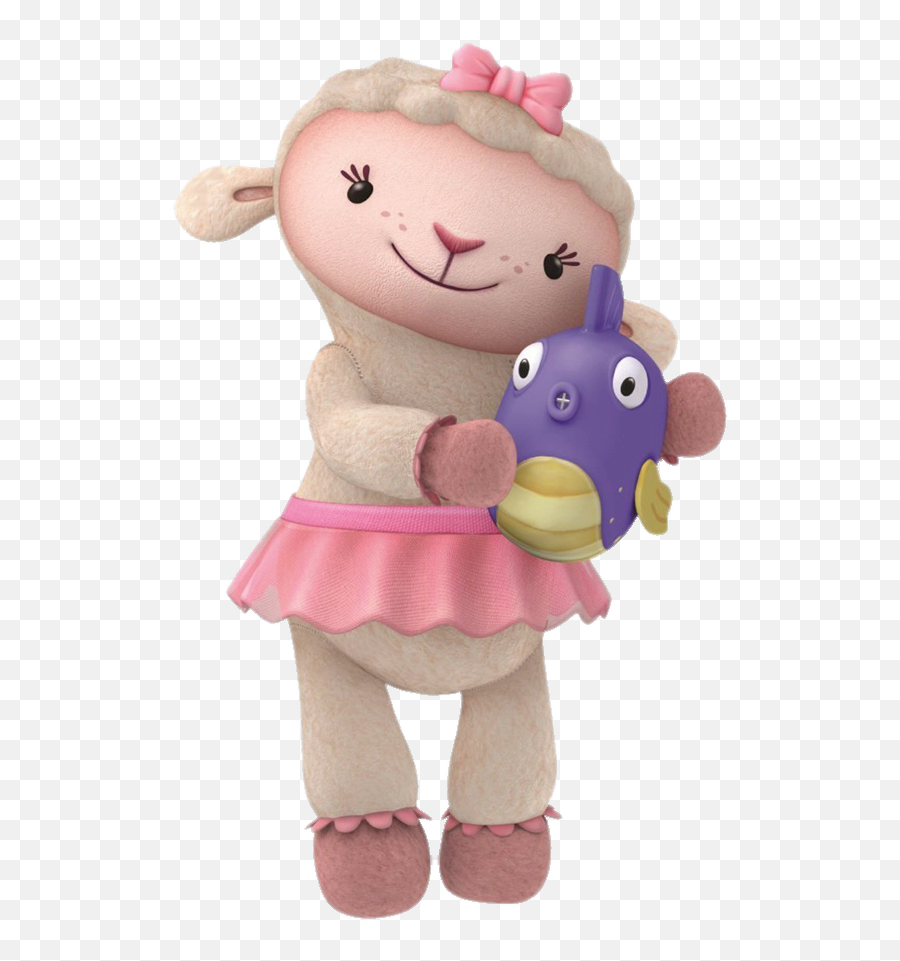 Check Out This Transparent Doc Mcstuffins Lambie Holding Toy Png Doll Background